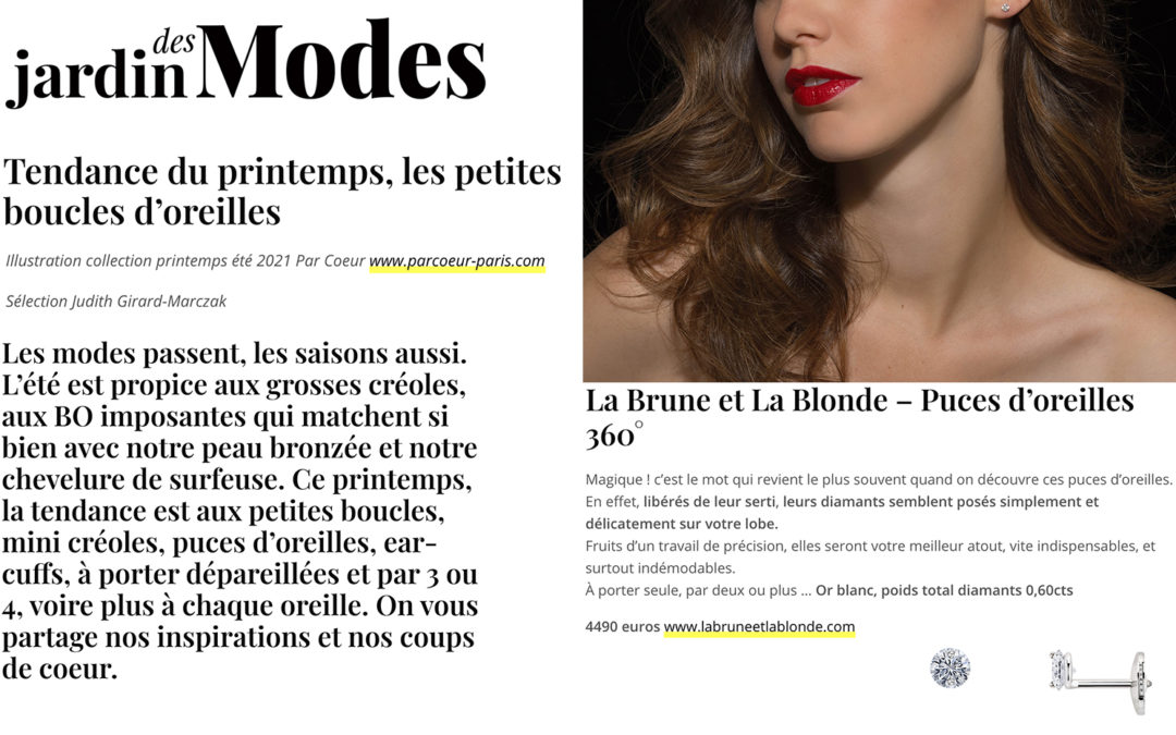 360° Studs X Le Jardin des Modes