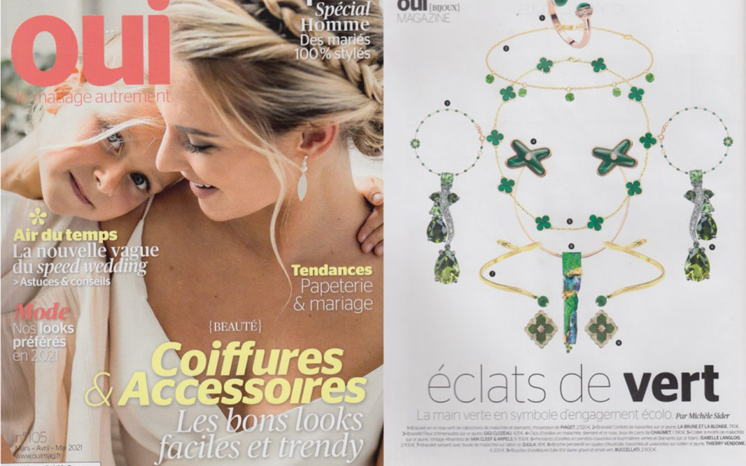 PULSERA CONFETTI VERT X OUI MAGAZINE