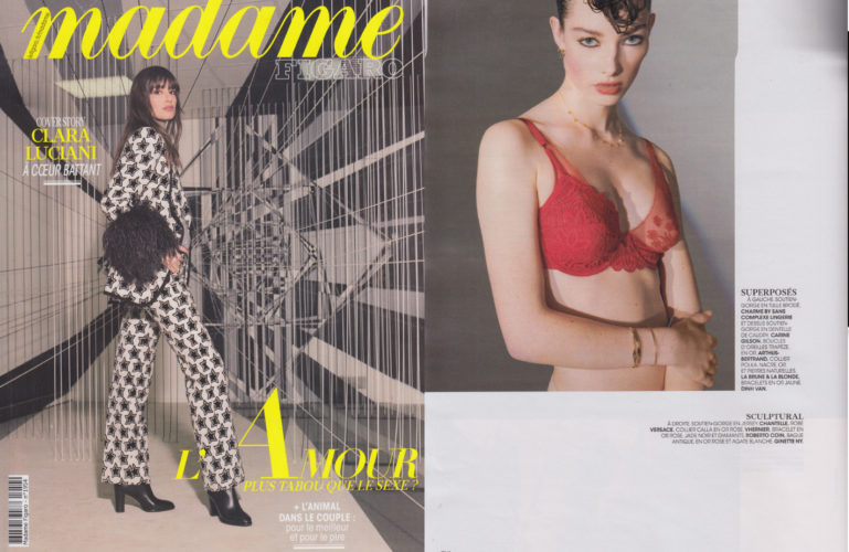 POLKA golden mother of pearl X MADAME FIGARO